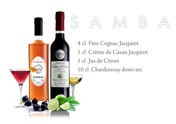 Cocktail Samba creme de cassis